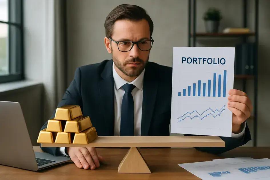 strategies to balance gold and mutual funds in a portfolio