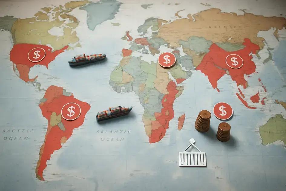 Examples of countries with significant trade deficits